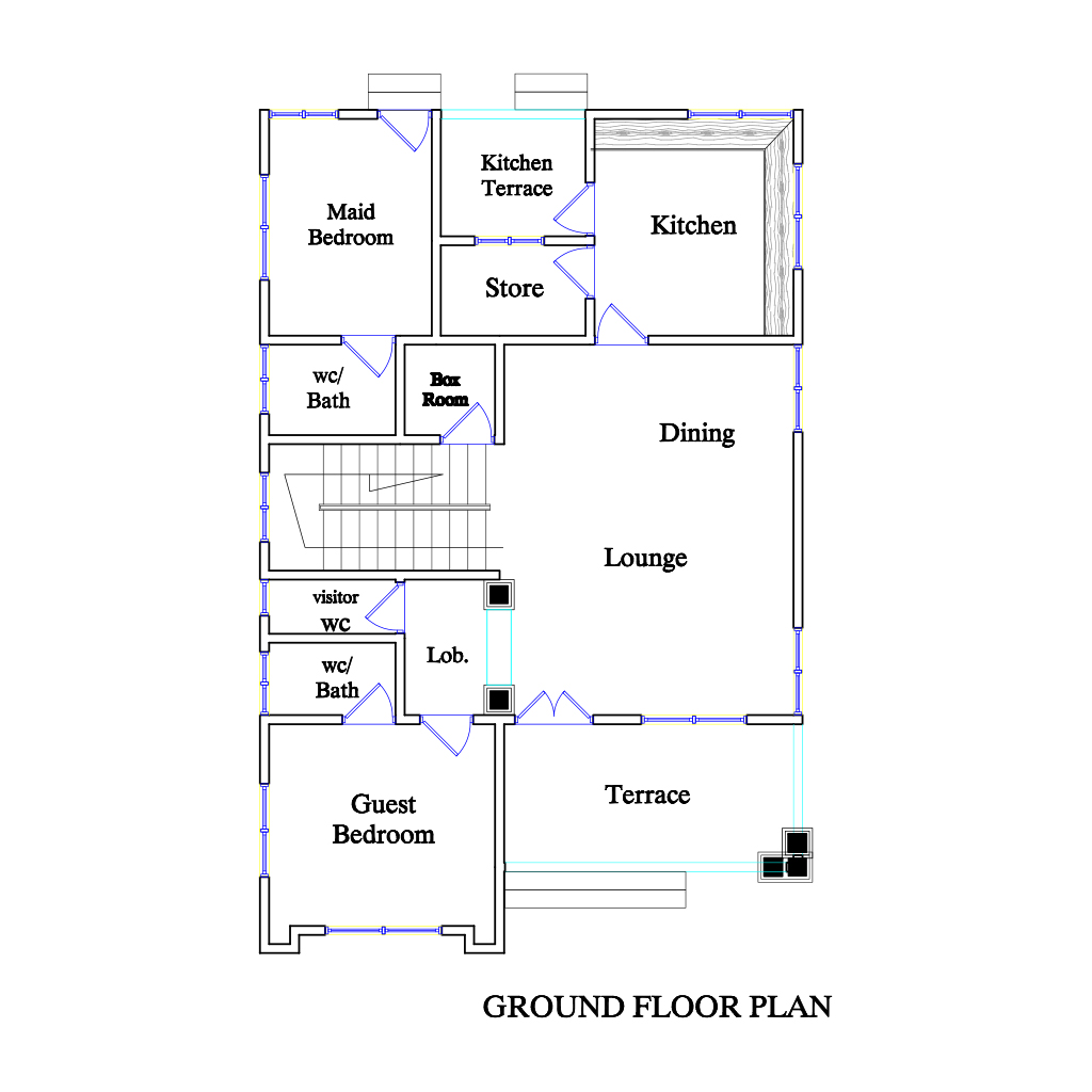 The Phoenix Enclave-Ground Floor Plan